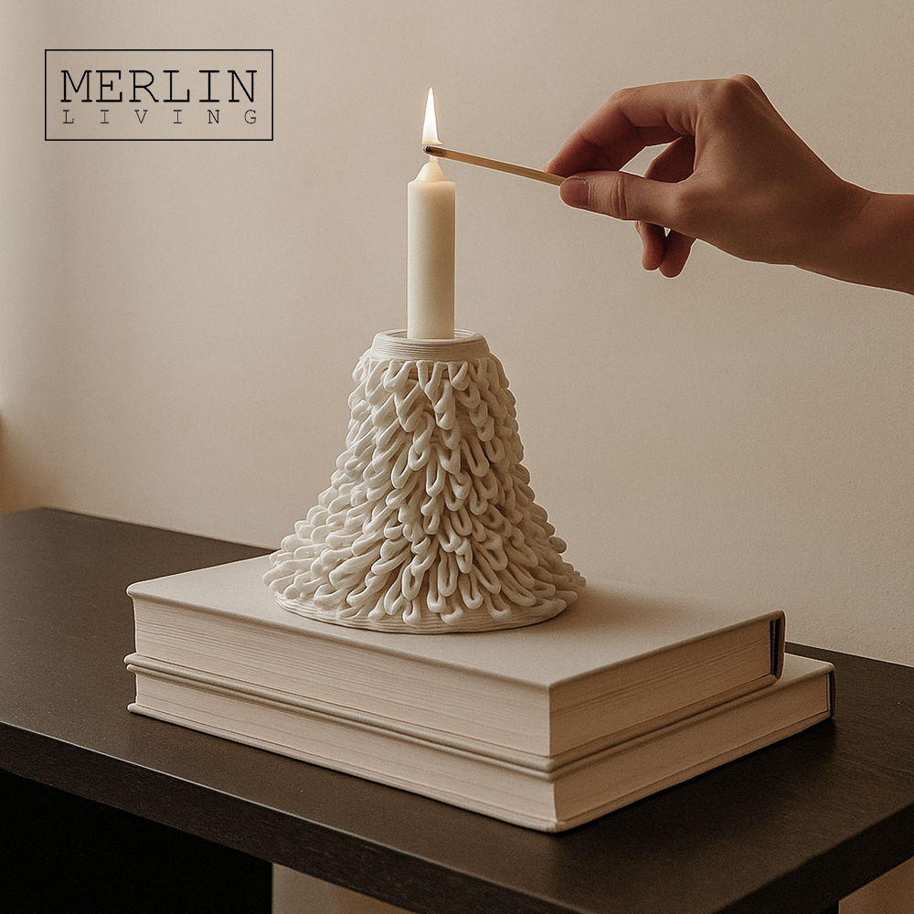 3D Printing Ceramic Candle Holder Home Decor by Merlin Living (1)