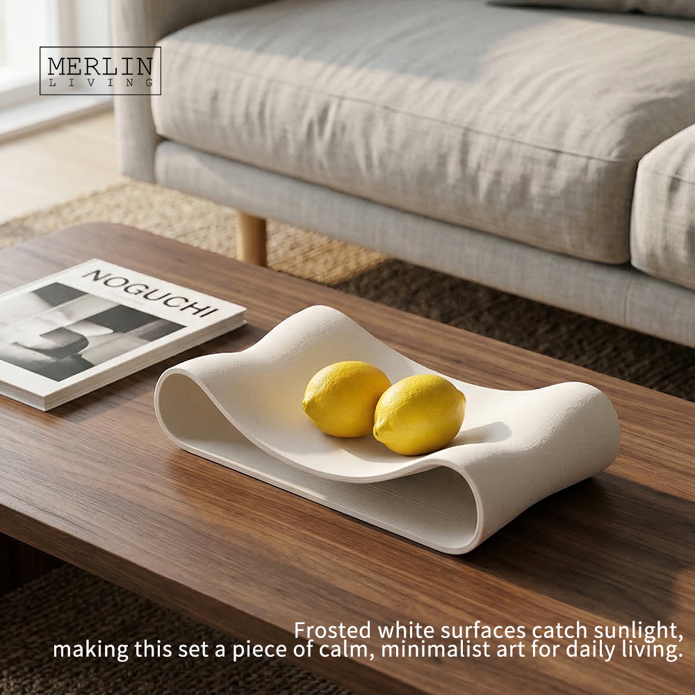 3D Printing Ceramic decoration Unique Shape  Ornaments Merlin Living (1)