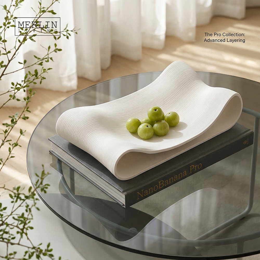 3D Printing Ceramic decoration Unique Shape  Ornaments Merlin Living (4)