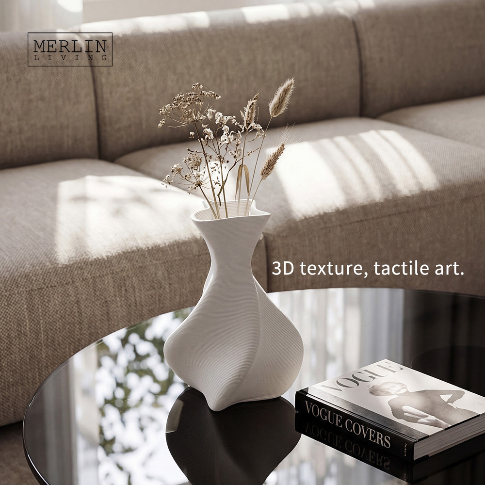 3D Printing Modern Ceramic Flower Vase Home Decor by Merlin Living (3)