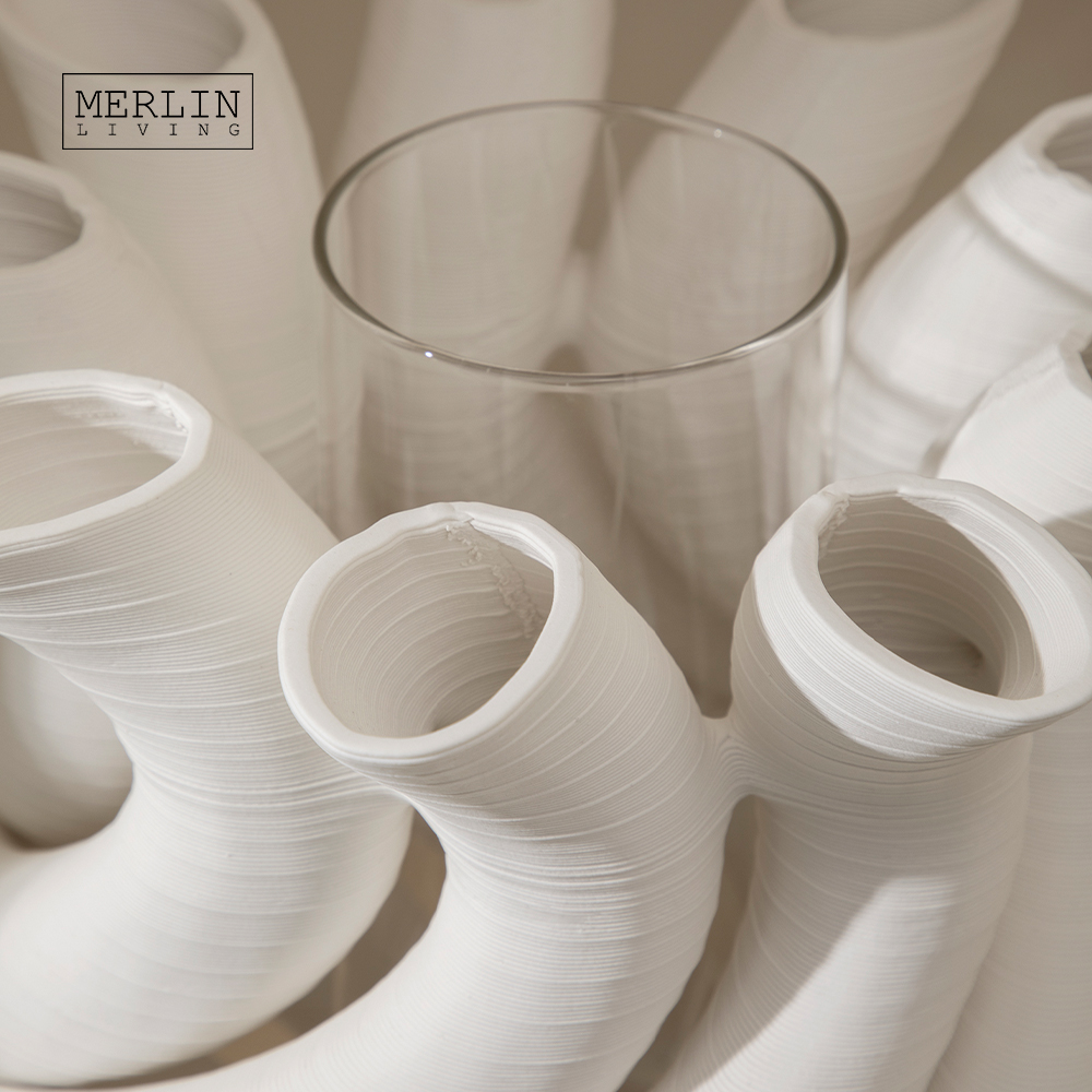 3D Printing Vase for Home Decor Modern Ceramic Decoration Merlin Living (6)