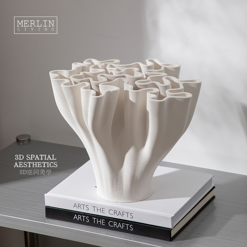3D Printing ceramic Vase decoration nordic home decor Merlin Living (1)