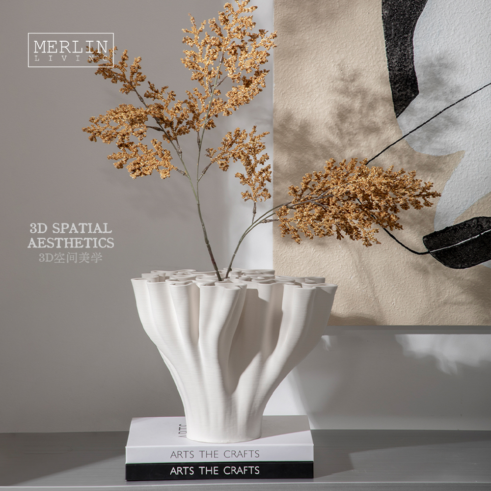 3D Printing ceramic Vase decoration nordic home decor Merlin Living (5)