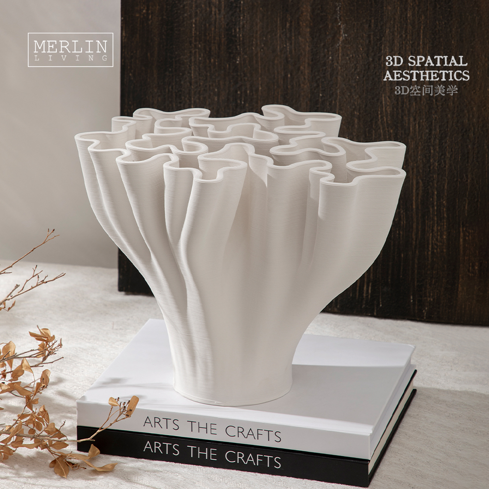 3D Printing ceramic Vase decoration nordic home decor Merlin Living (6)