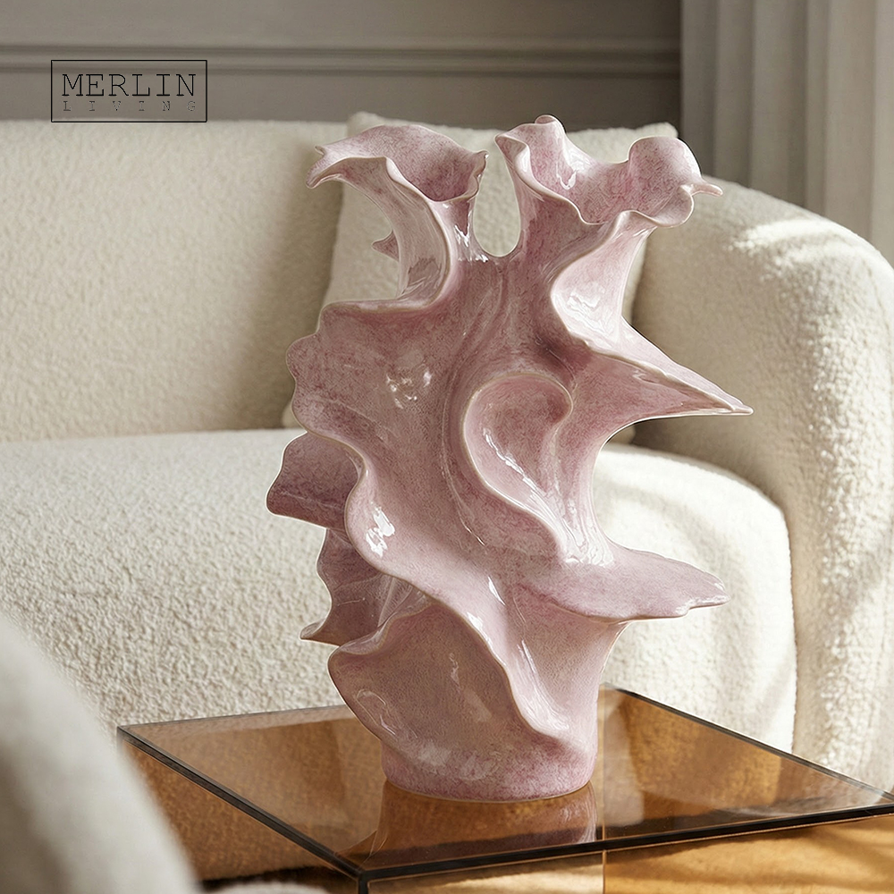 Handmade Glazed Modern Ceramic Wedding Vase by Merlin Living (3)