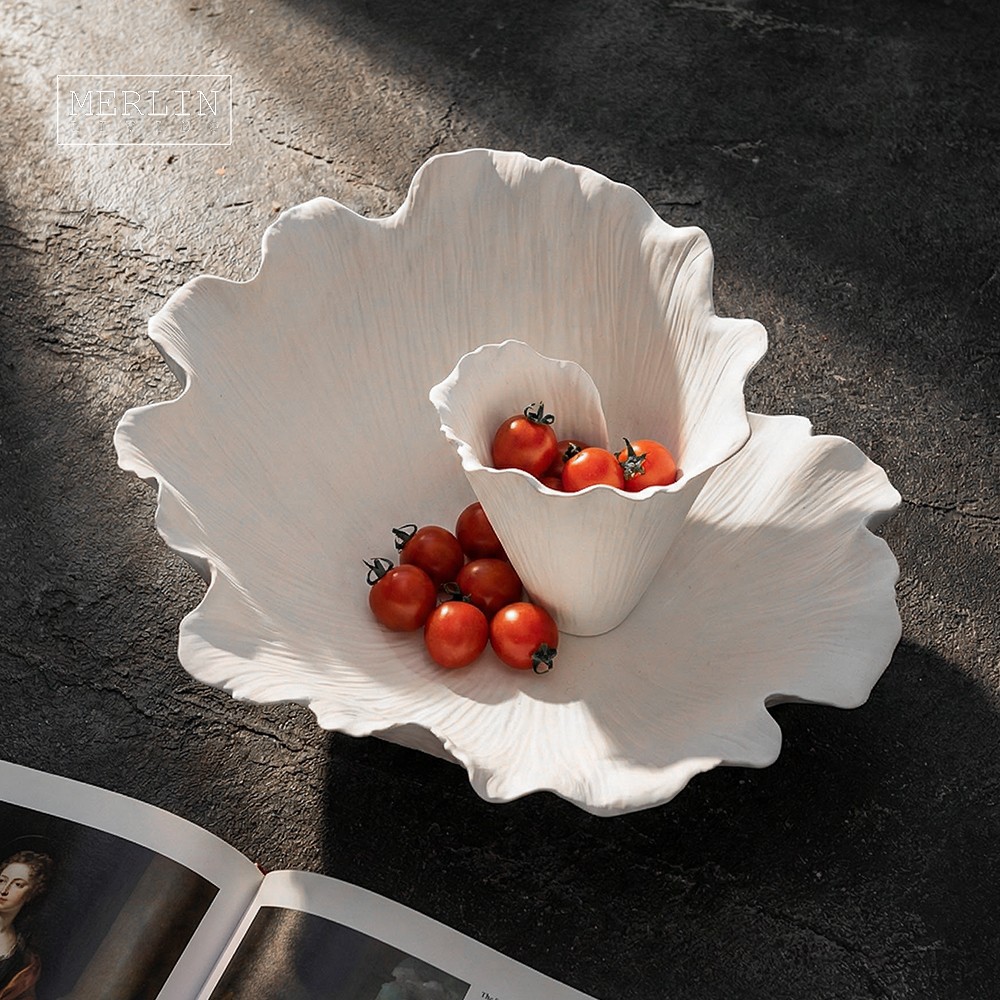 Handmade Rotating Ceramic Chocolate Bowl for Home Decor Merlin Living (2)