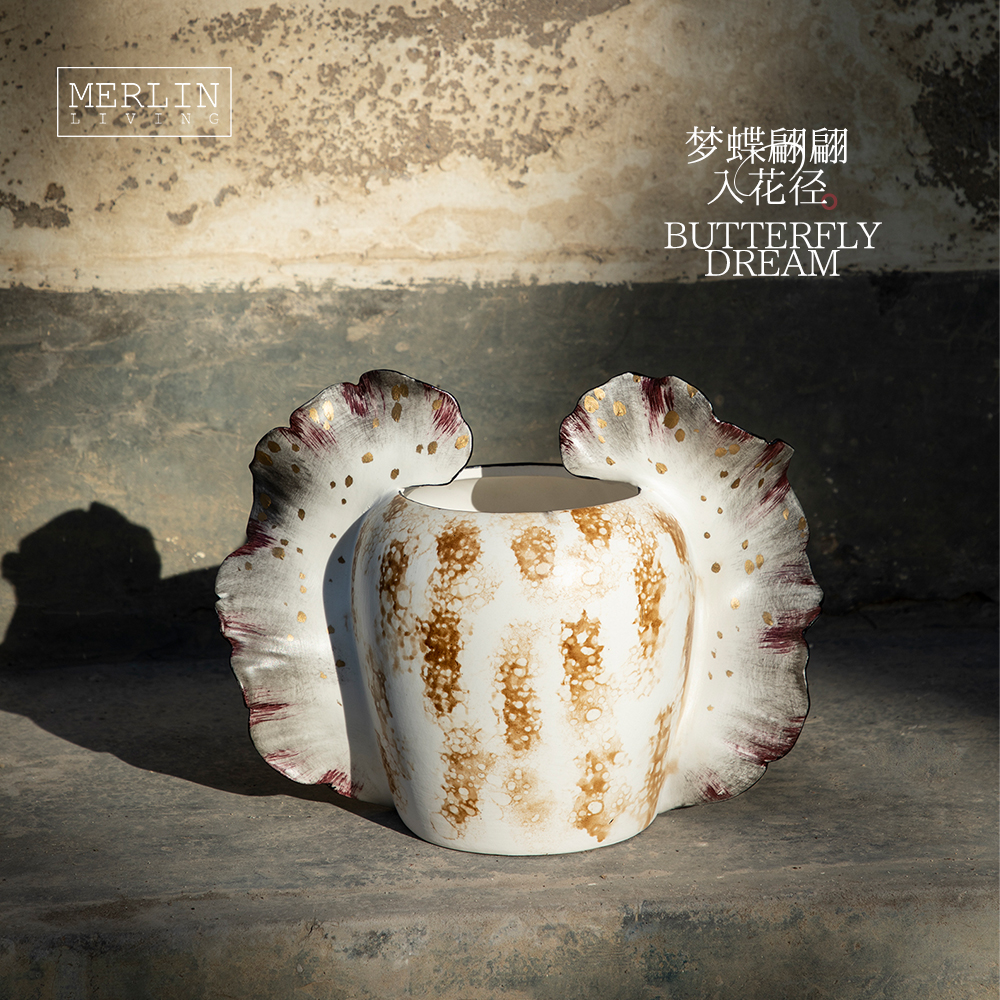 Merlin Living  Ceramic Hand Painting Vase (3)