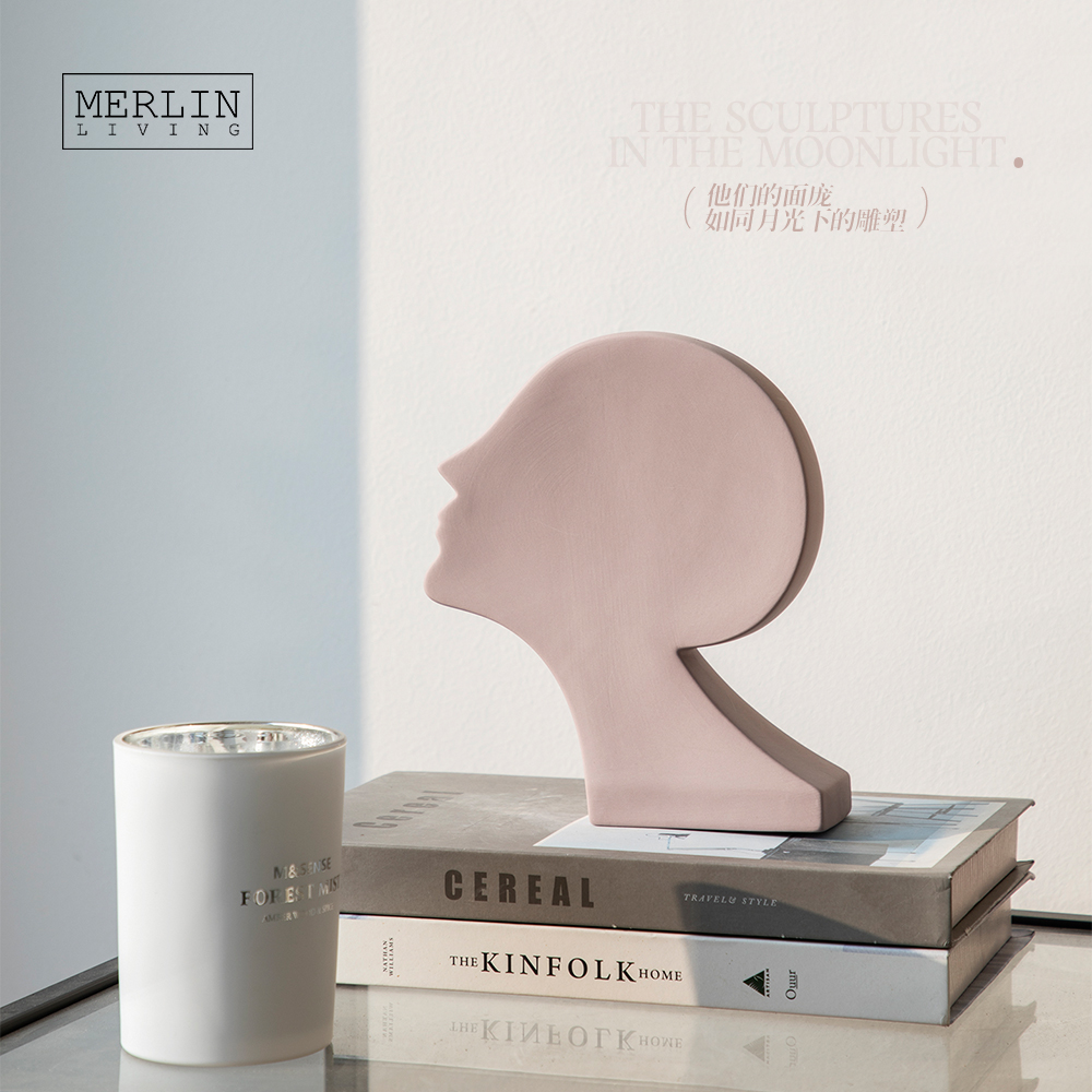 Merlin Living Colorful Ceramic Person Avatar Art Decor (1)